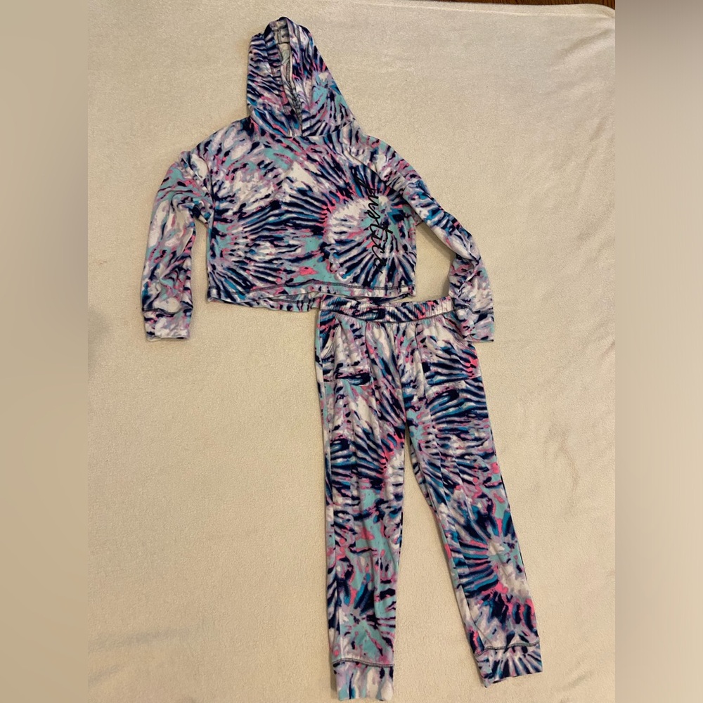 Justice fleece lounge set, girls S (7/8)